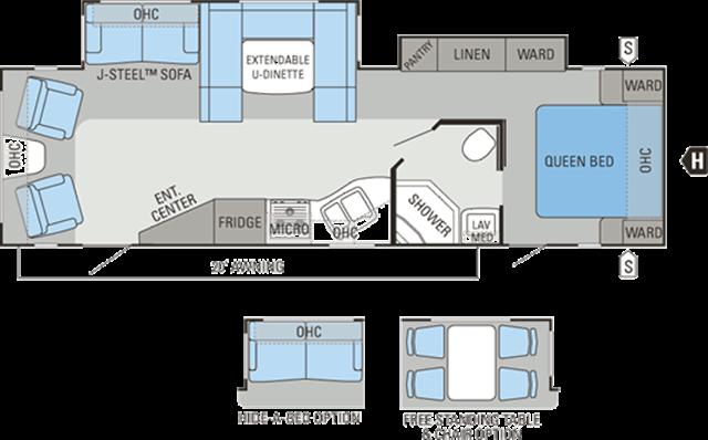 New 2012 Jayco Eagle Super Lite 298RLDS Travel Trailer For Sale