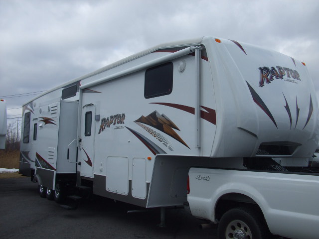 New 2008 Keystone Raptor 3812TS Fifth Wheel Toyhauler For Sale