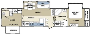 Used 2008 Forest River Cardinal 36BHLE Fifth Wheel For Sale