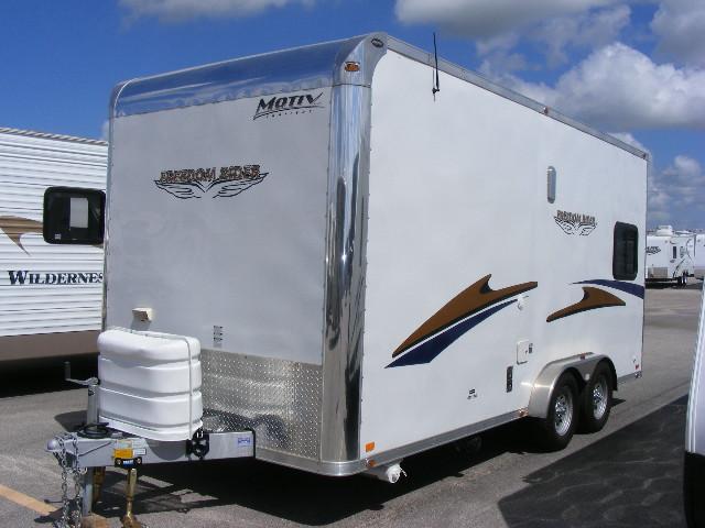 Used 2007 Aluminum Trailer Co Freedom Rider 18FK75 Travel Trailer Toyhauler For Sale