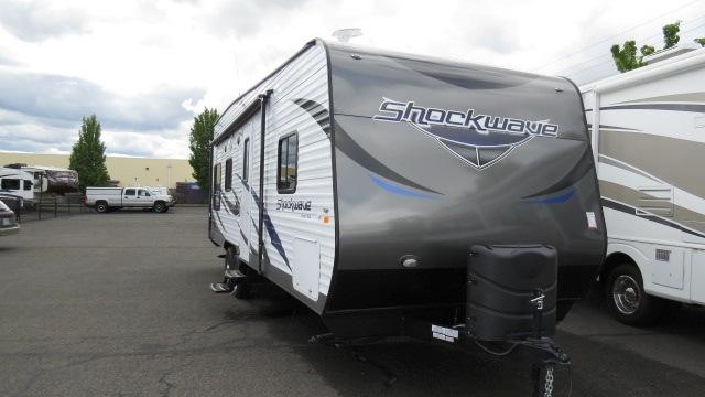 2015 Travel Trailer Toy Hauler Forest River Shockwave
