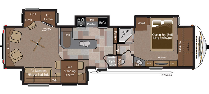 Montana Rv Floor Plans | used 2006 keystone montana 3400rl fifth wheel for sale Montana Rv Floor Plans | used 2006 keystone montana 3400rl fifth wheel for sale