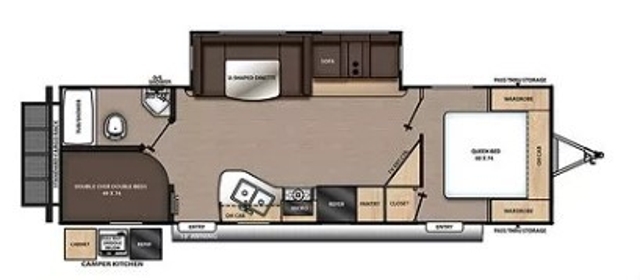 2021 Coachmen Catalina Legacy 263BHSCK — photo 2 of 8