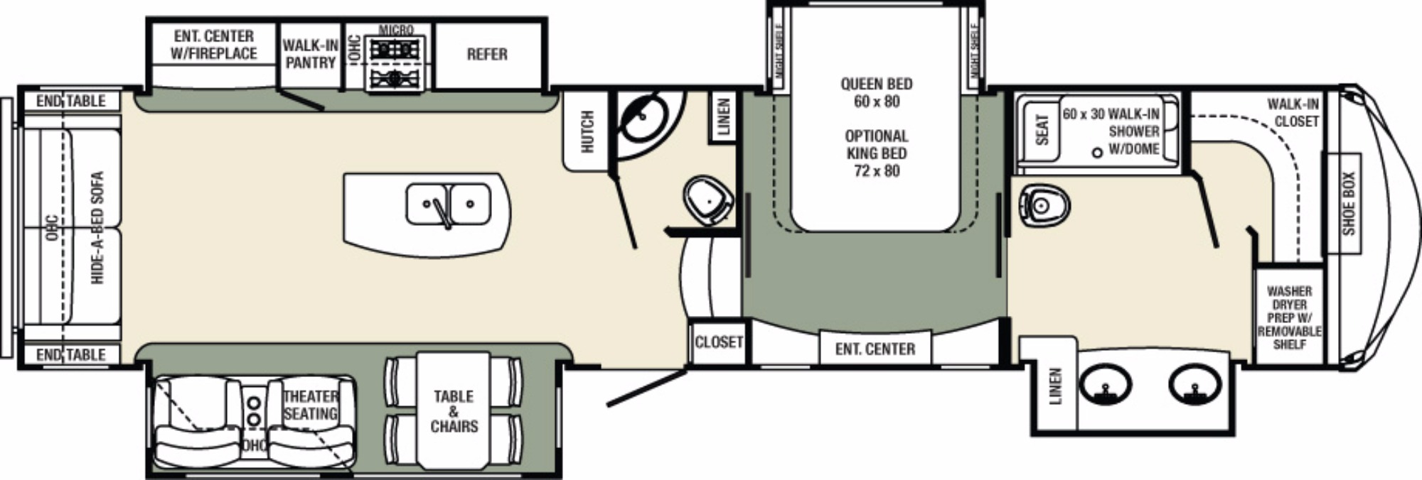 Columbus Rv Floor Plans | 2017 forest river columbus 383fb cing world of Columbus Rv Floor Plans | 2017 forest river columbus 383fb cing world of