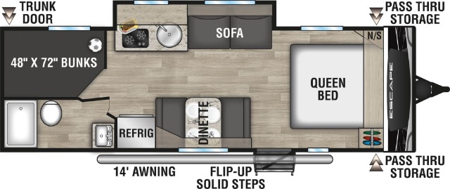2023 K-Z RV Escape 231BH — photo 1 of 2
