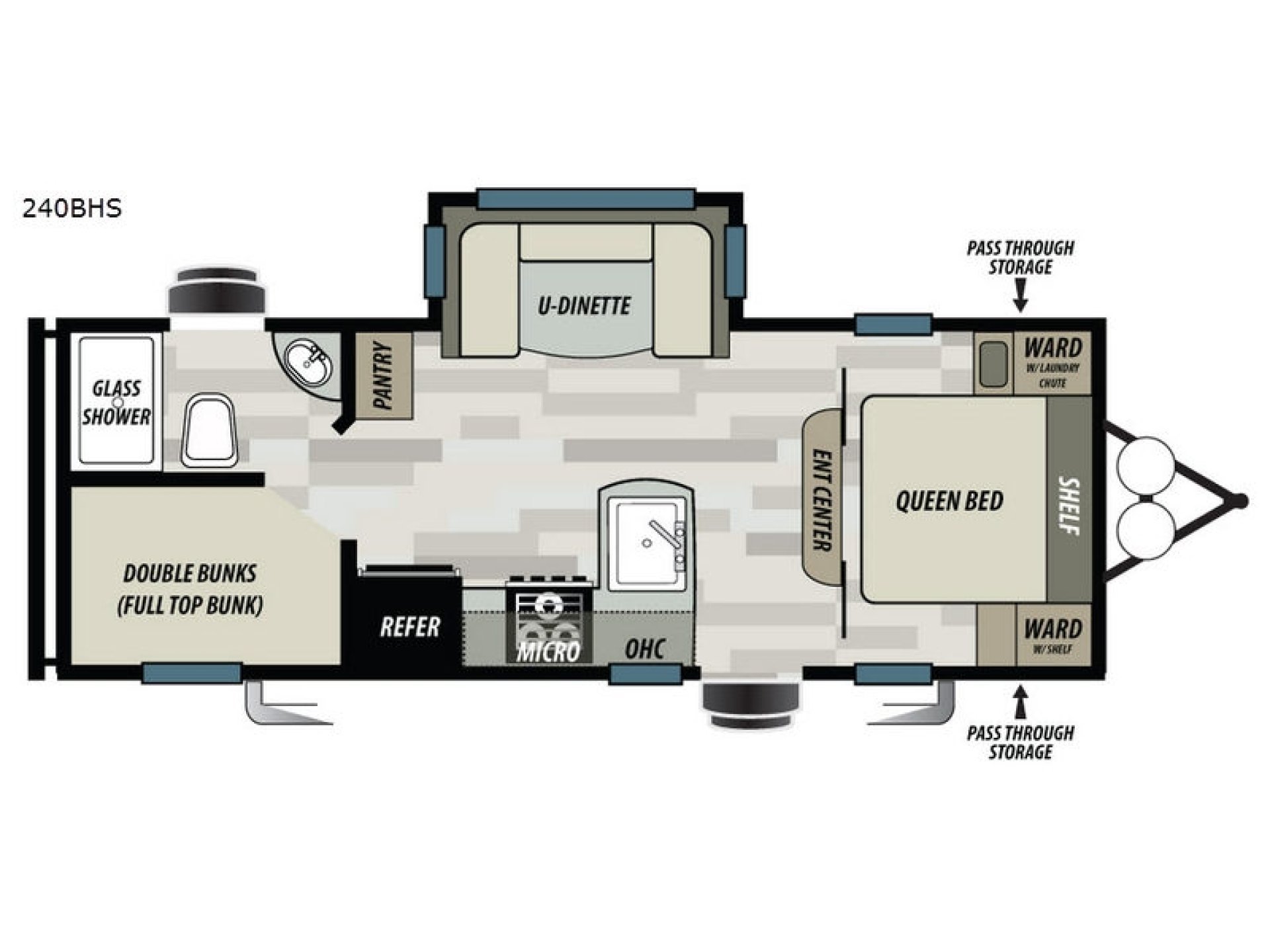 2018 FOREST RIVER SONOMA EXPLORER EDITION 240BHS