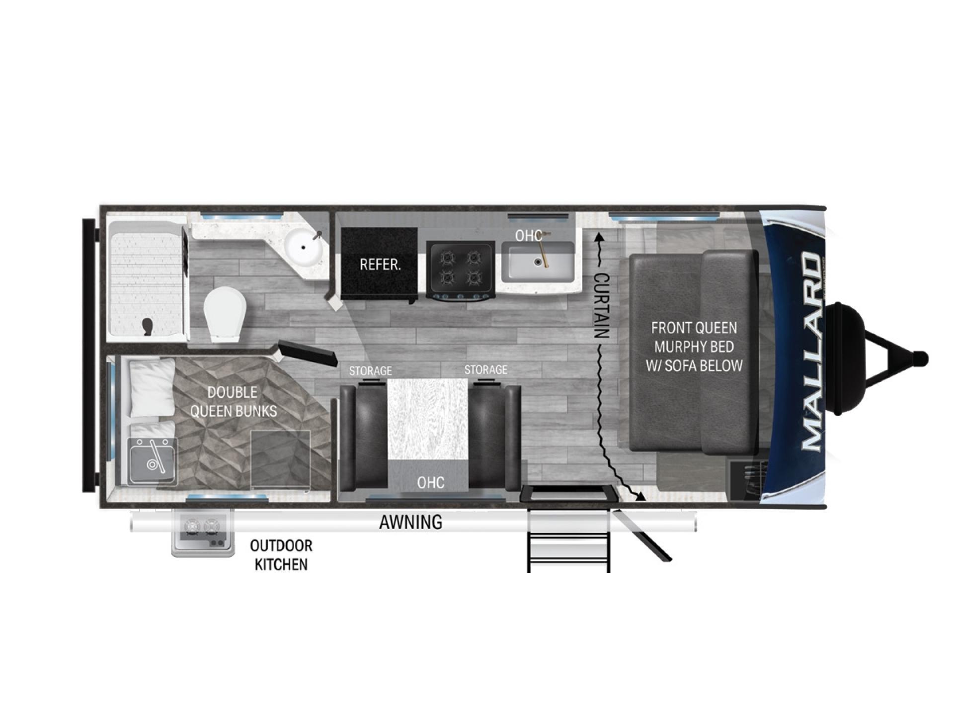 2021 HEARTLAND MALLARD TAILWIND T180BH