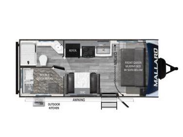2021 HEARTLAND MALLARD TAILWIND T180BH
