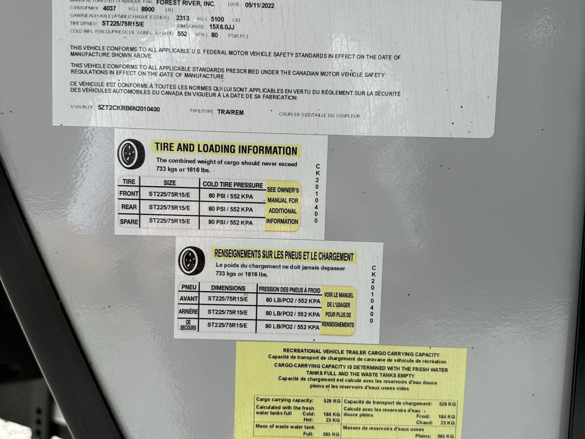 2022 FOREST RIVER ALPHA WOLF 26RL-L