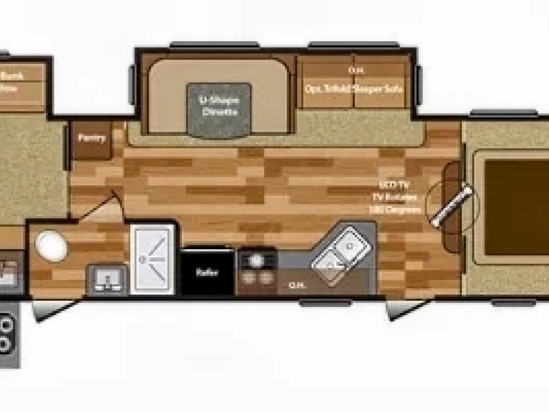2016 KEYSTONE HIDEOUT 31RBDS