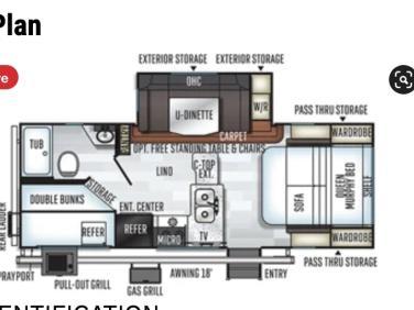 2019 FOREST RIVER FLAGSTAFF MICRO LITE 25BRDS