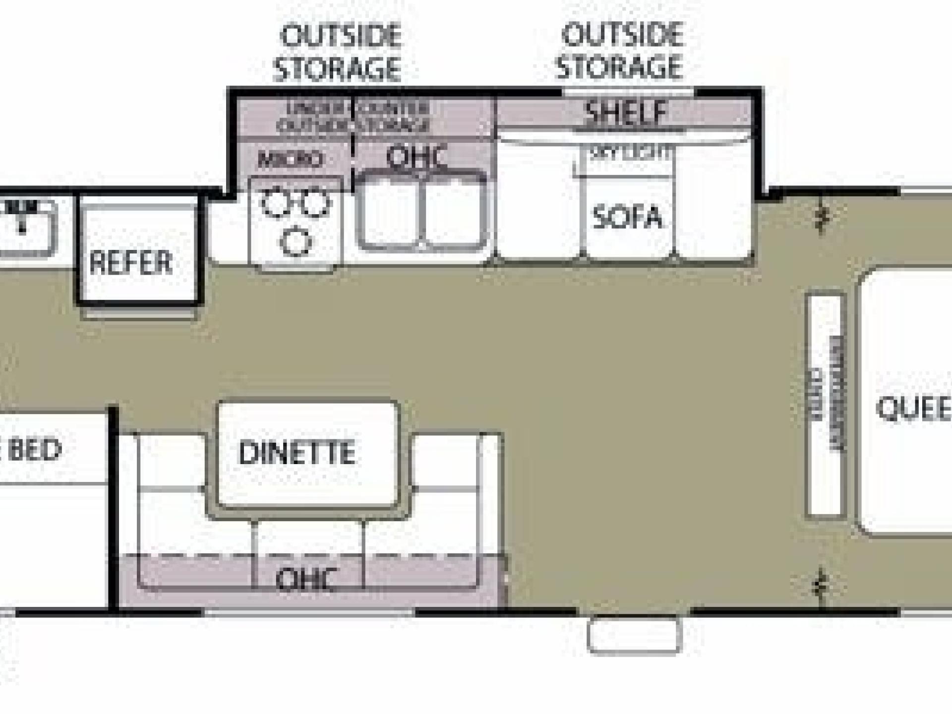 2010 FOREST RIVER GREY WOLF 28BHKS