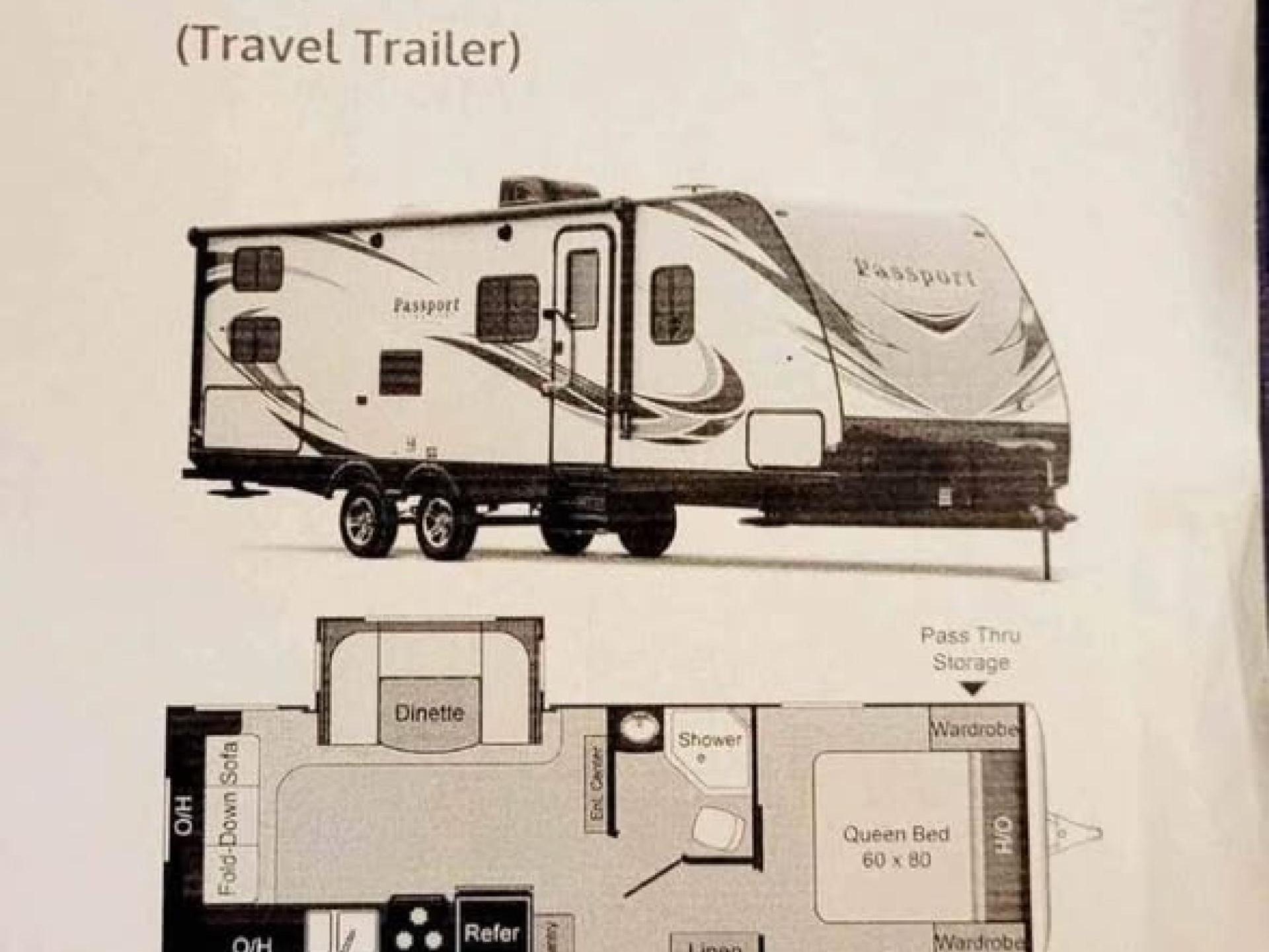 2019 KEYSTONE PASSPORT 2520RLWE