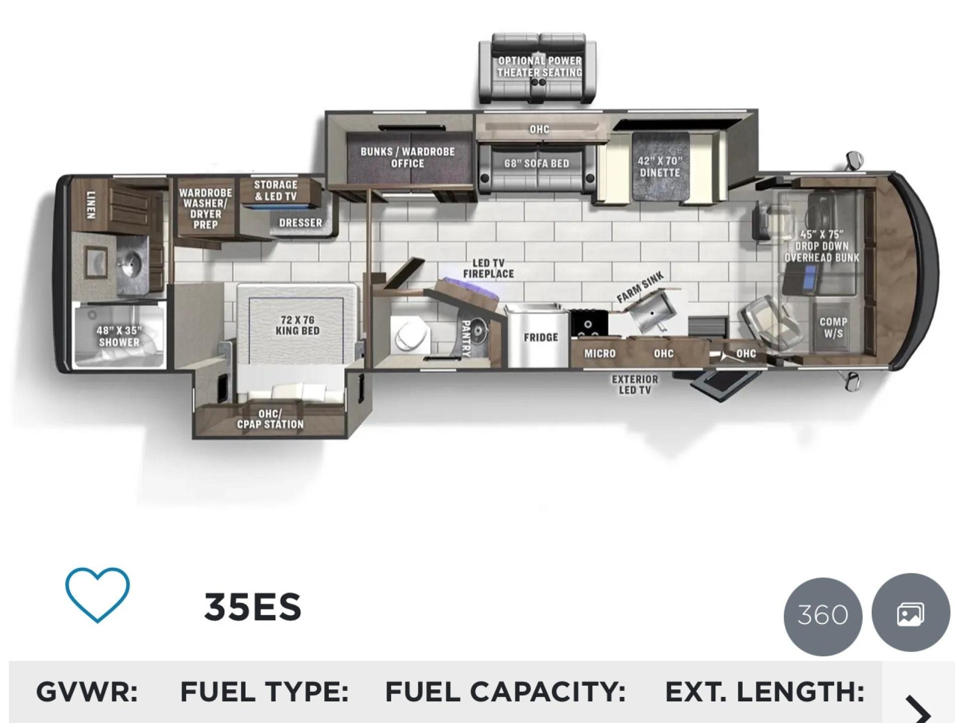 2022 COACHMEN MIRADA 35ES