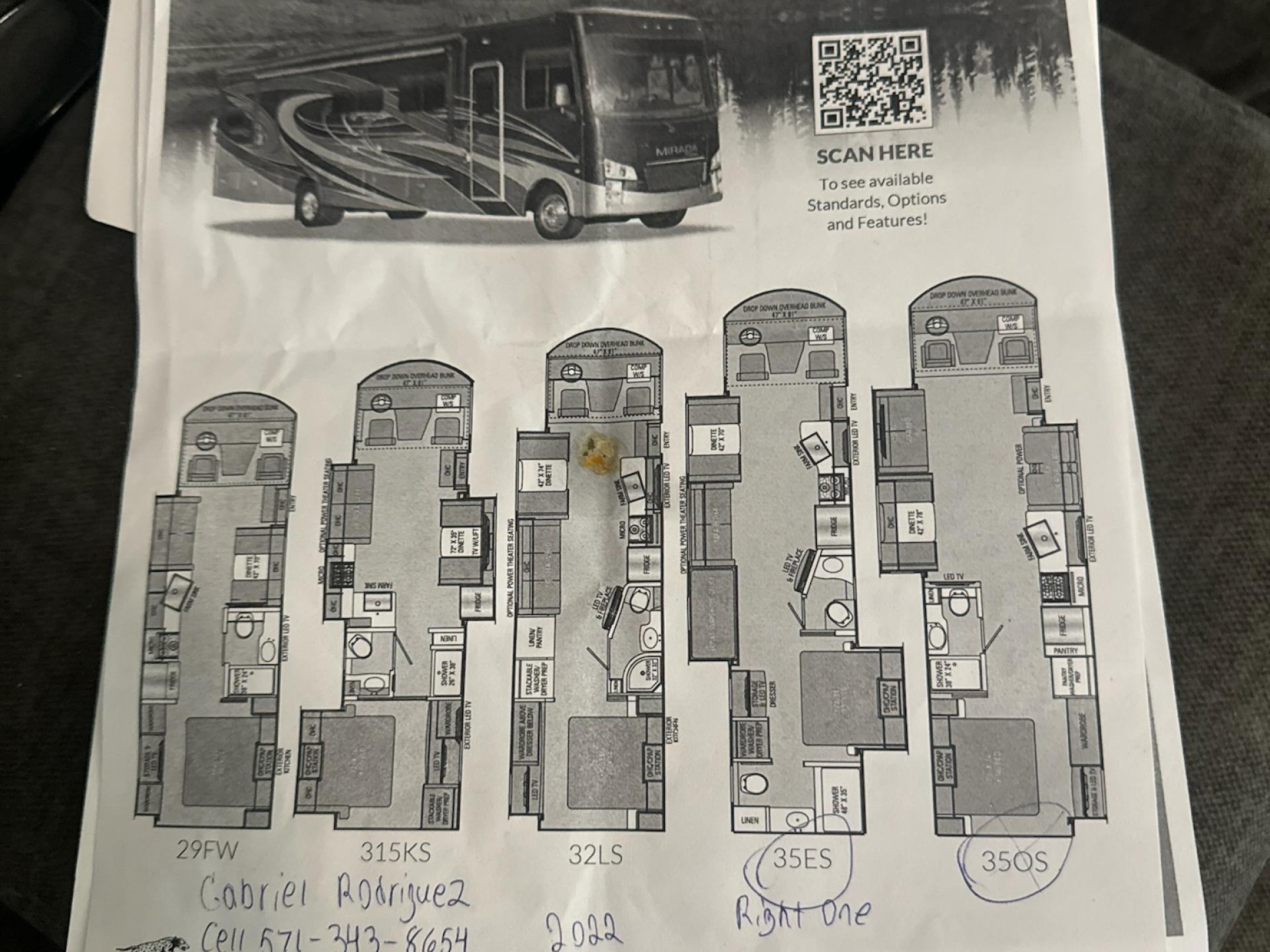 2022 COACHMEN MIRADA 35ES