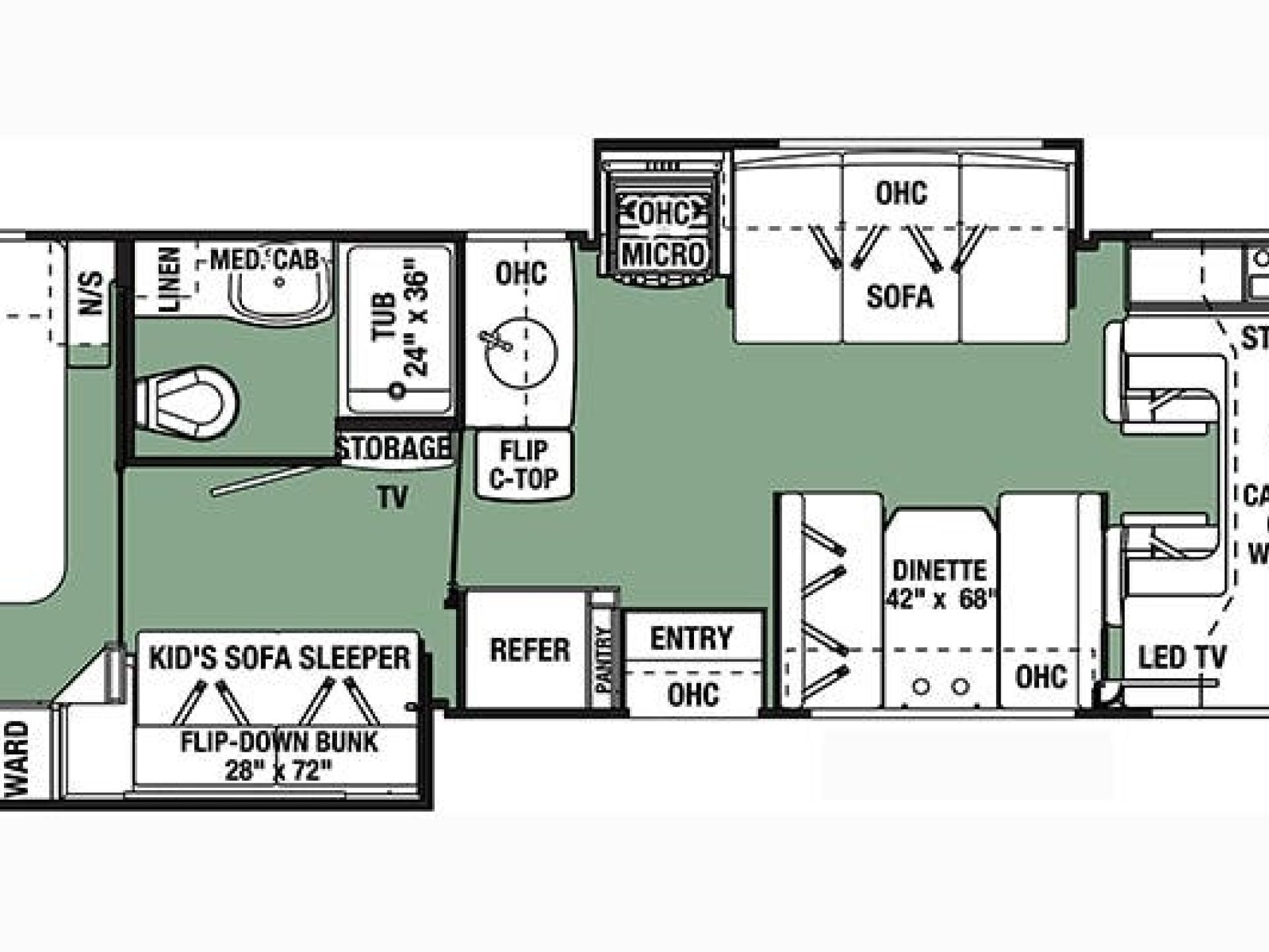 2015 FOREST RIVER FORESTER 3171DSF