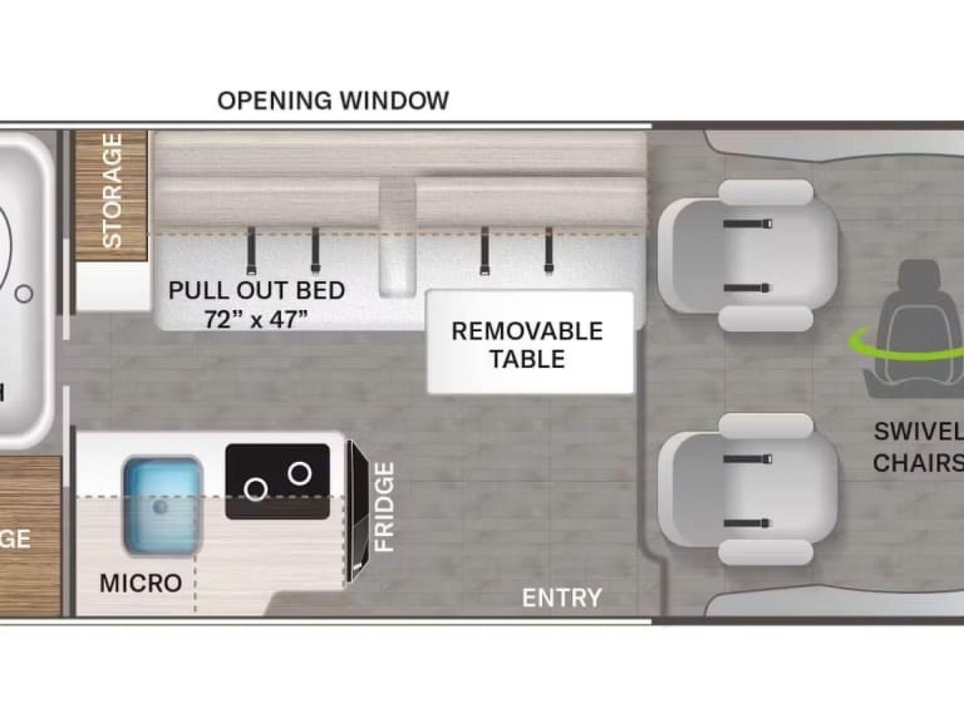 2022 THOR MOTOR COACH RIZE 18M