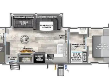 2025 FOREST RIVER WILDWOOD HERITAGE GLEN 29XBHL