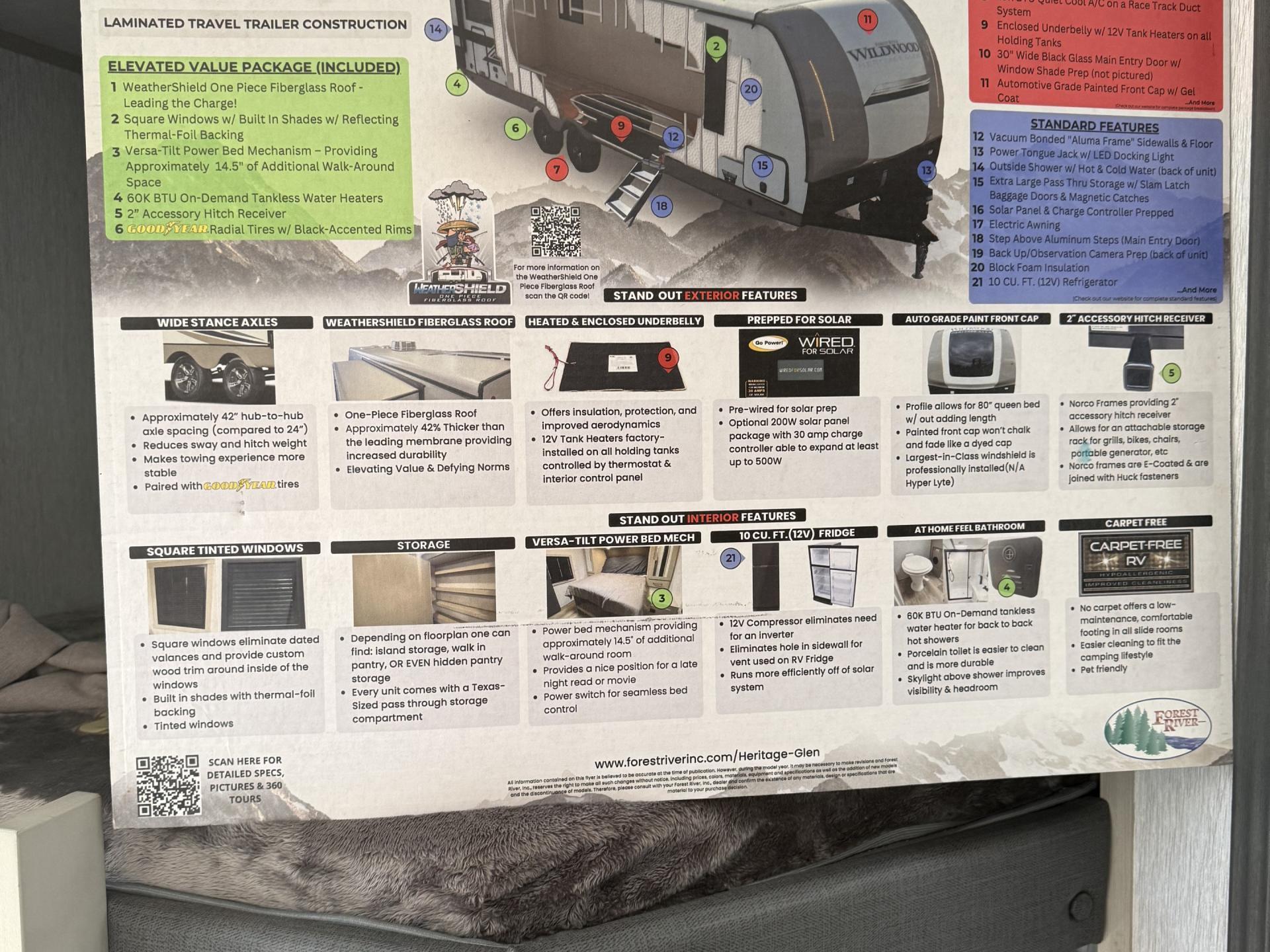2024 FOREST RIVER WILDWOOD HERITAGE GLEN 23BHHL
