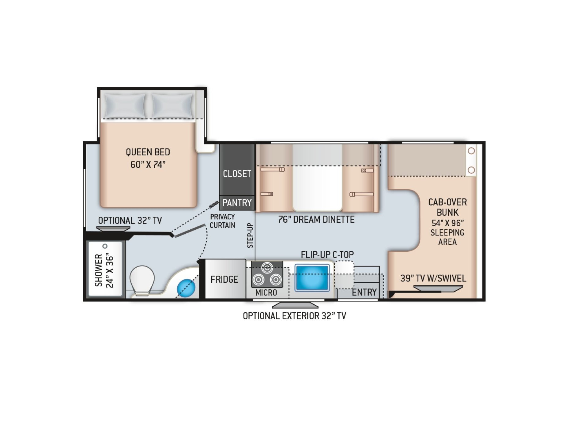 2022 FOREST RIVER Four Winds 22B