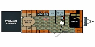 View Floor Plan for 2012 DUTCHMEN RUBICON 2100
