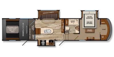 View Floor Plan for 2014 GRAND DESIGN MOMENTUM 355TH
