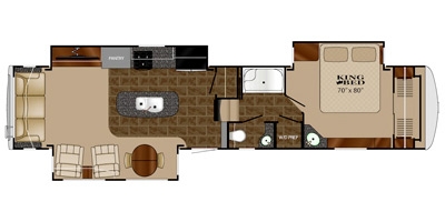 View Floor Plan for 2015 HEARTLAND LANDMARK SAVANNAH