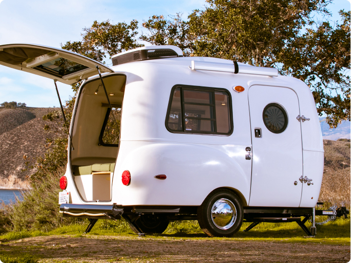 happier camper's HC1 travel trailers with modular components revive  retro-modern camping