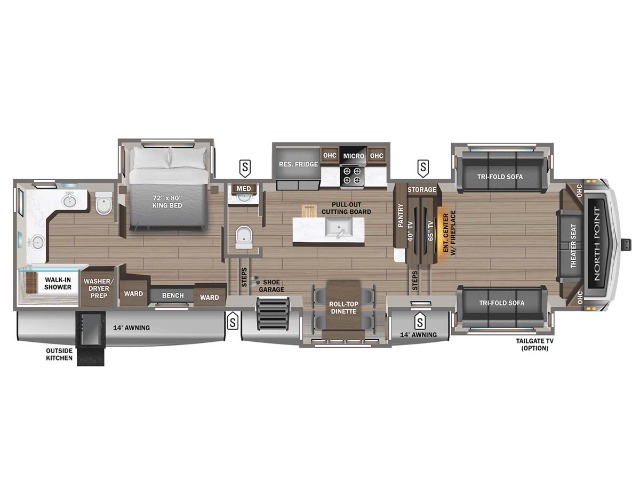 2026 Jayco North Point 382FLRB — photo 2 of 8