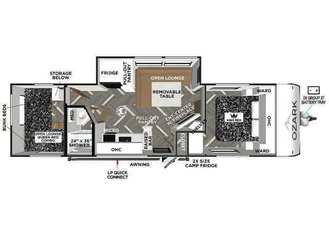 2026 Forest River Ozark 2890BHK — photo 2 of 8