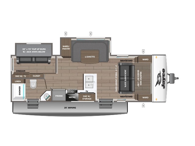 2026 Jayco Jay Feather 23MBD — photo 2 of 8