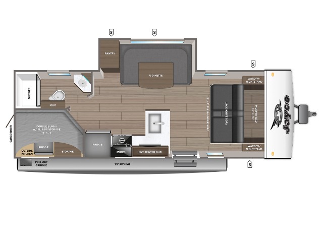 2027 Jayco Jay Feather 21MBH — photo 2 of 8